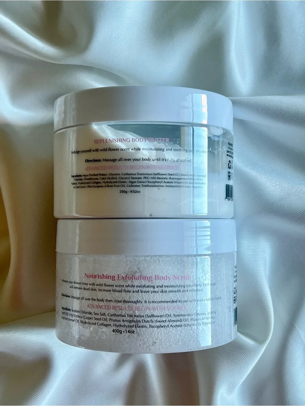 Wild Flower Body Care Duo – Body Butter & Body Scrub